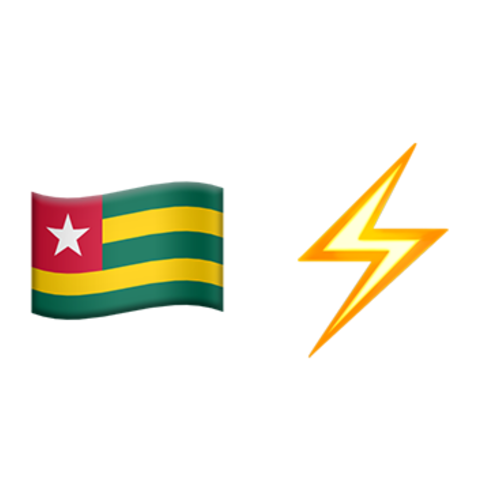 🇹🇬⚡ Emoji Domain iOS rendering
